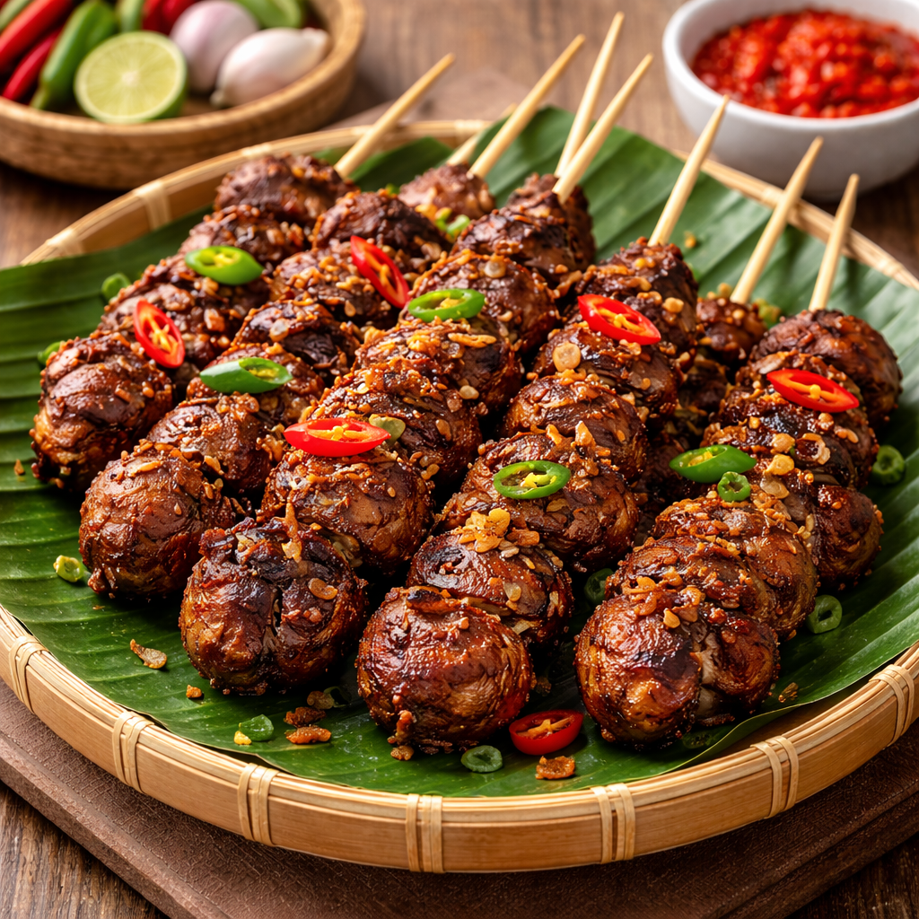Sate Ati Ampela Goreng Warteg Gang Mangga